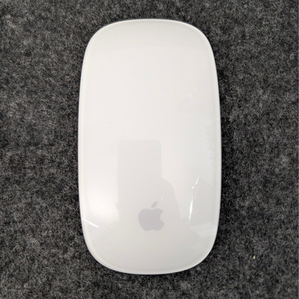 Apple Magic Mouse Wireless Bluetooth Laser Mouse White Silver Model A1296